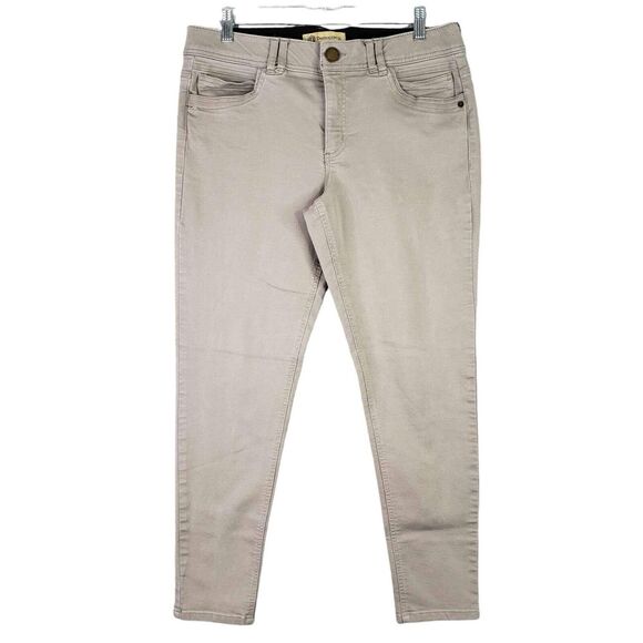 Democracy Women's Skinny Pants in Light Beige - Picture 2 of 9